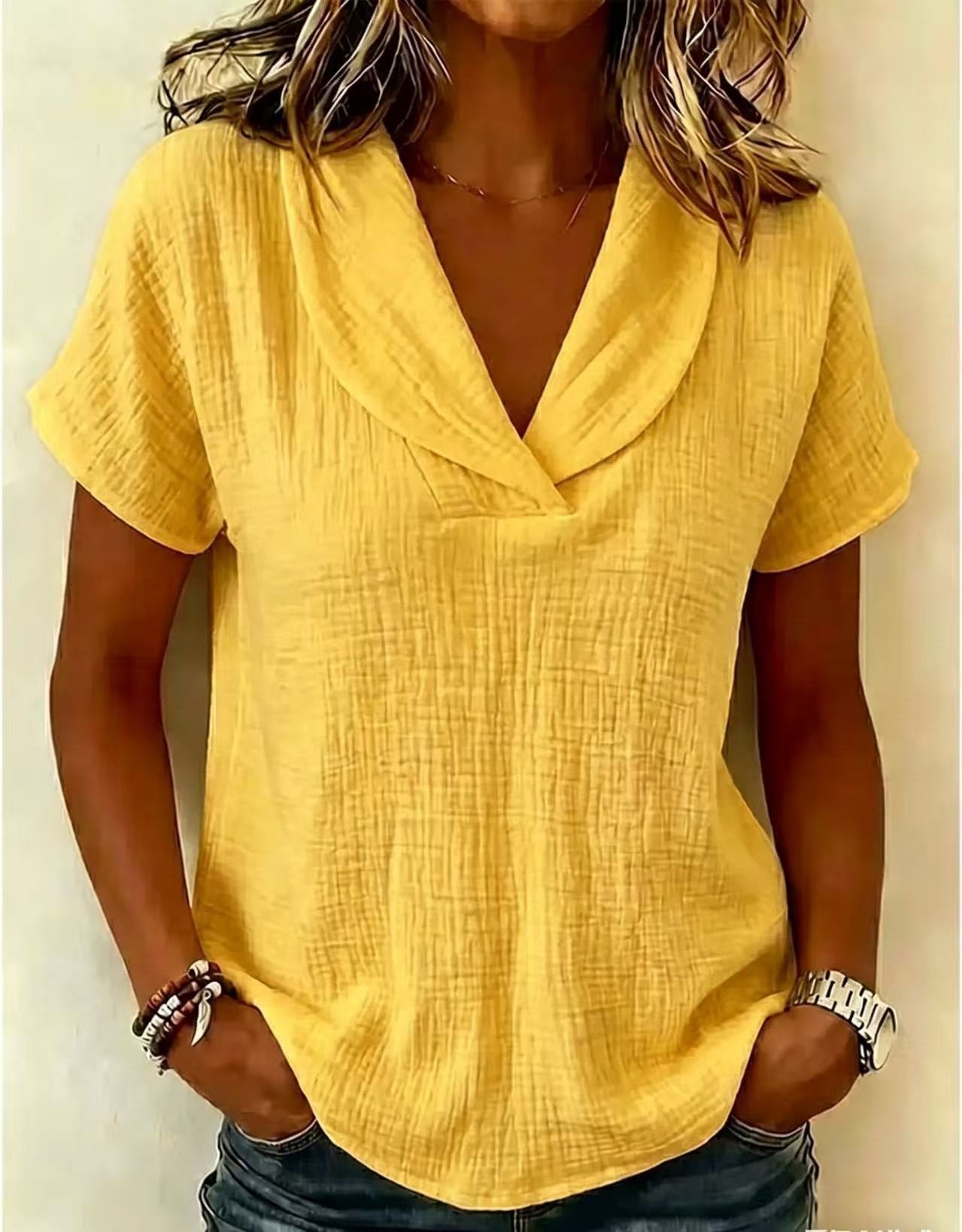 Women's Loose Fit Summer Knit Tee