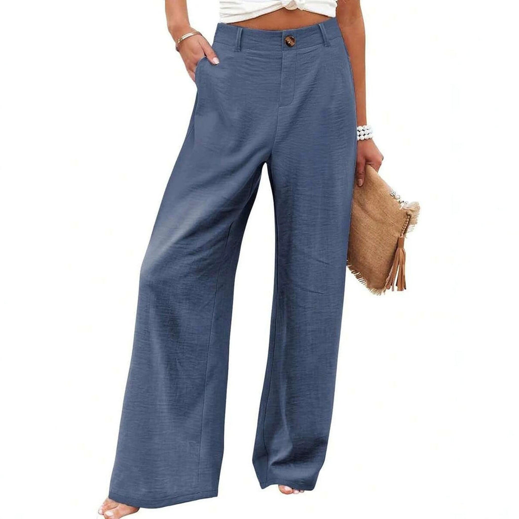 Breezy Linen Cotton Wide Pants